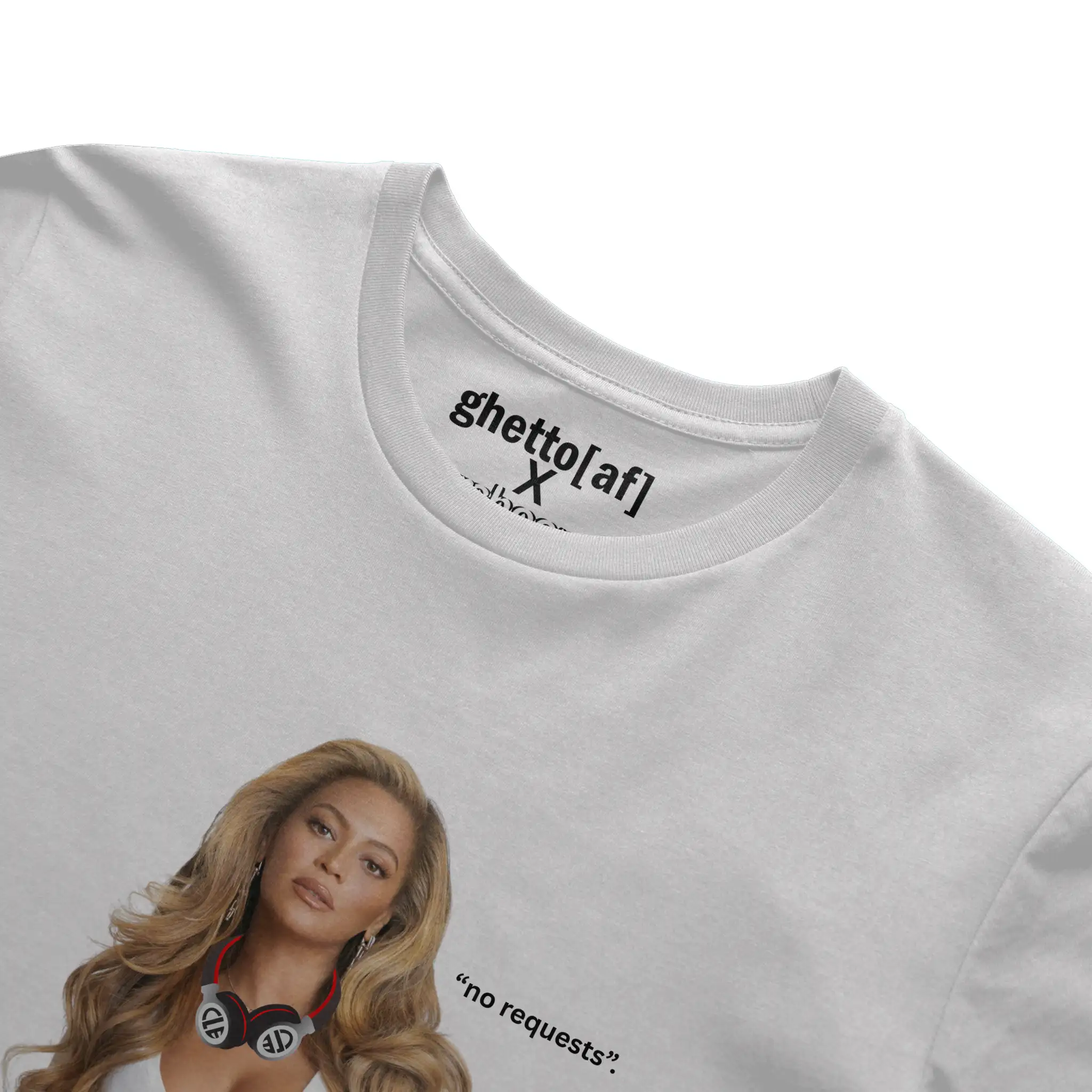 BEYONCE | &amp;quot;NO REQUESTS&amp;quot; ALL VINYL TEE | GHETTO[AF]