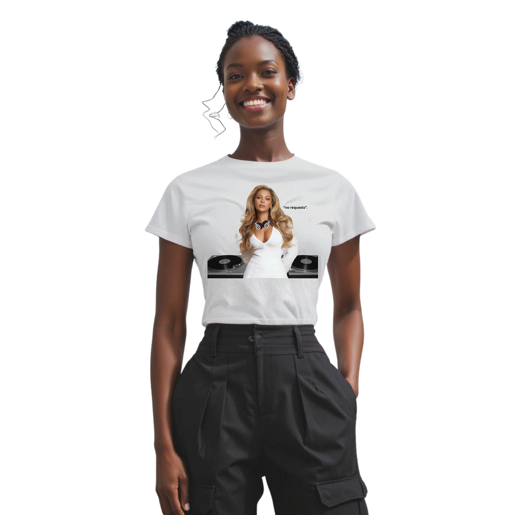 BEYONCE | "NO REQUESTS" ALL VINYL TEE