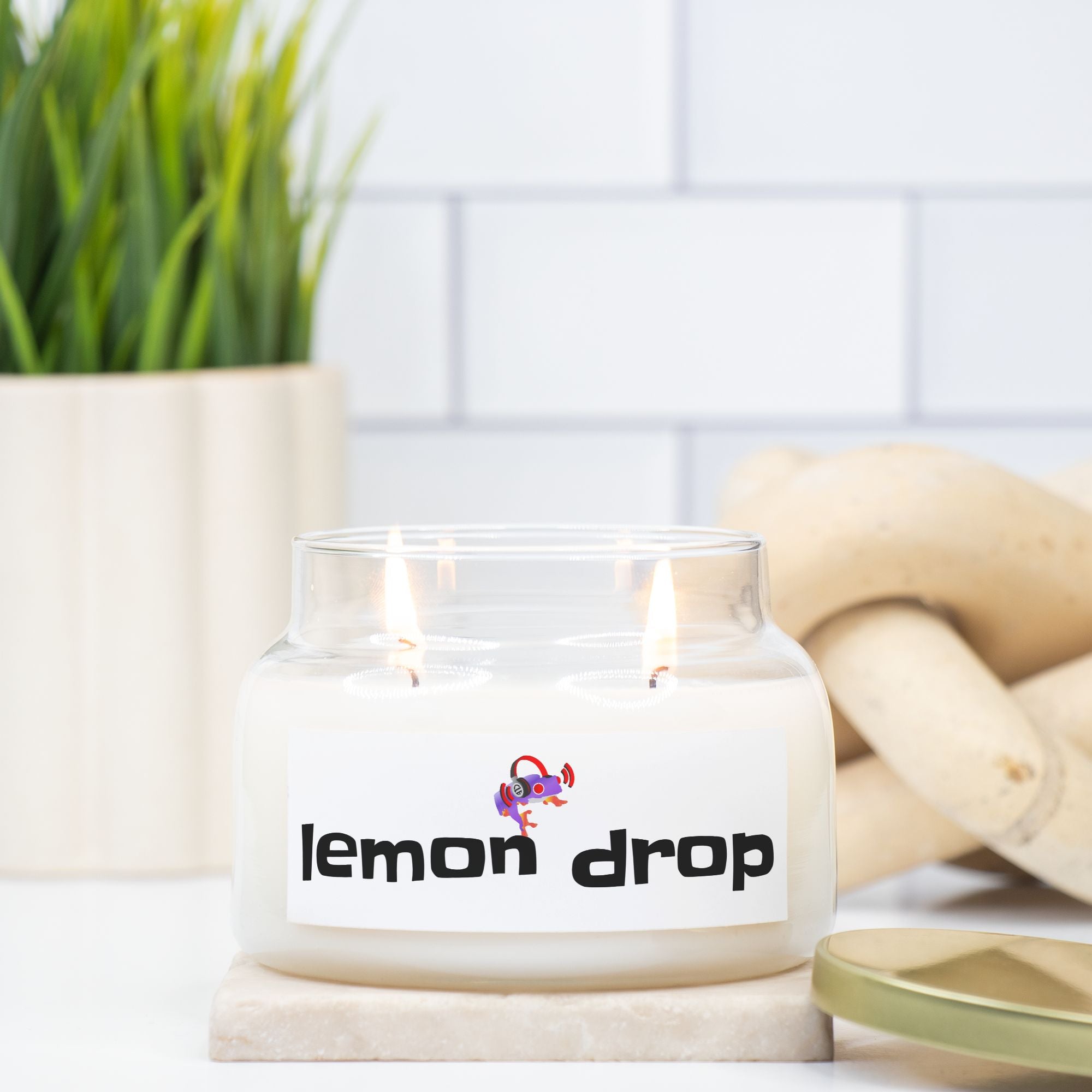 lemon drop candle (double shot)